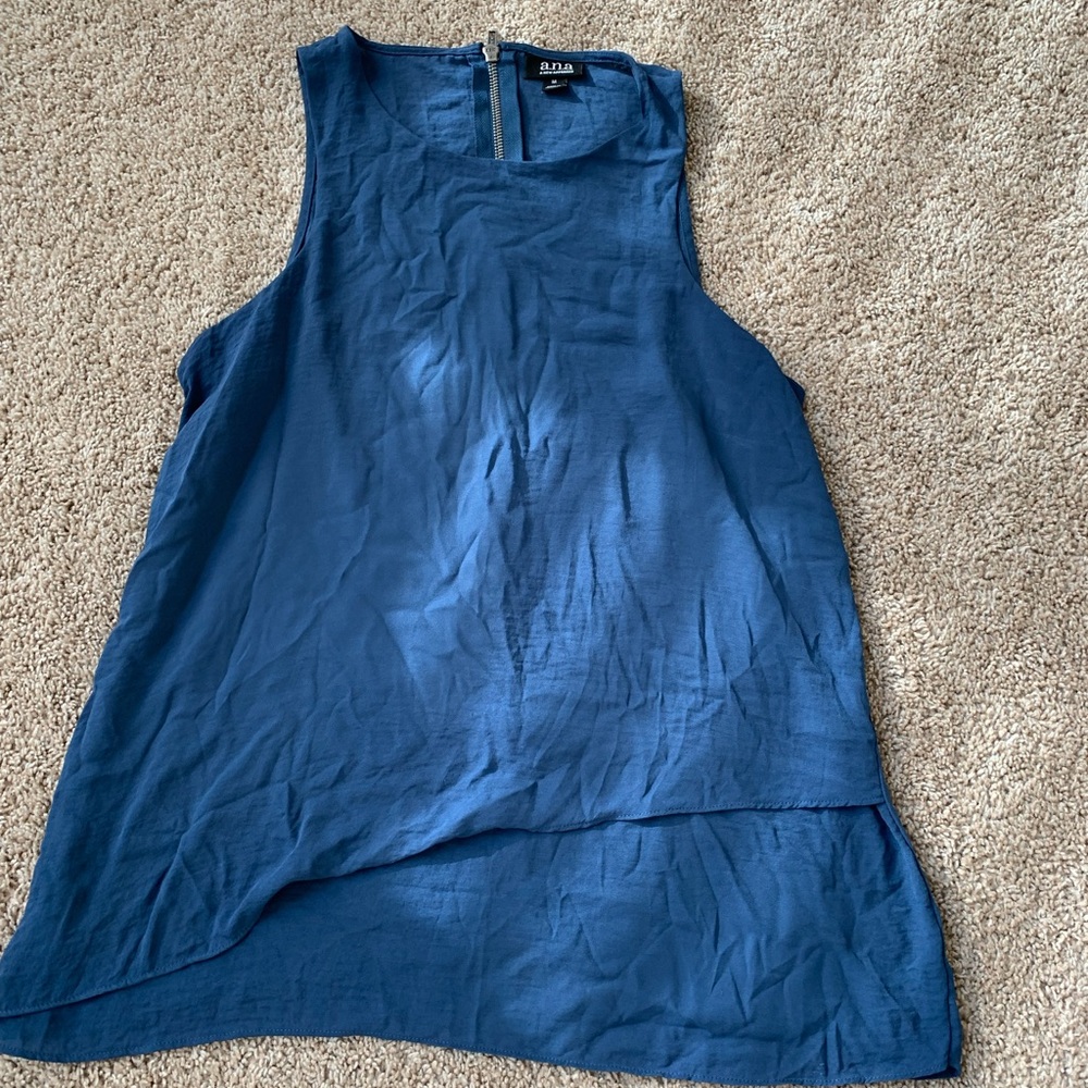Ana blue tank top